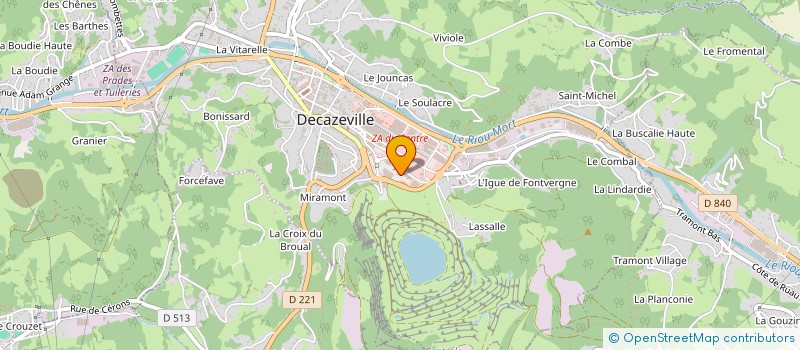 localisation de l'entreprise HF2N  DECAZEVILLE