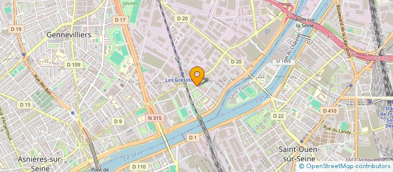 localisation de l'entreprise HF3  PARIS