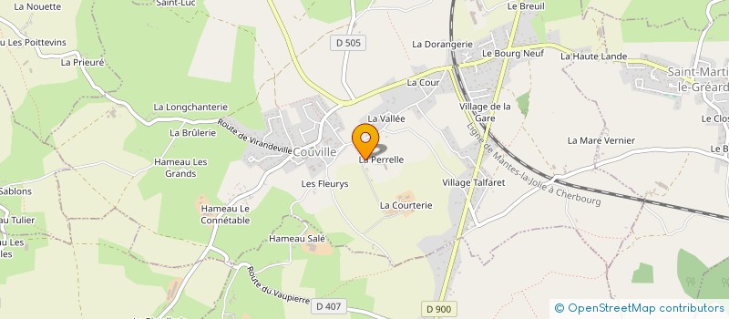 localisation de l'entreprise HF3M  COUVILLE