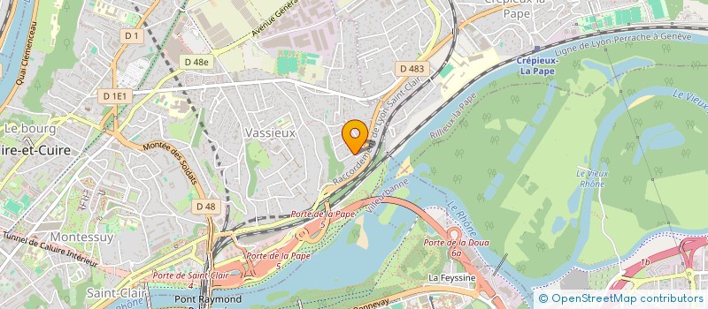 localisation de l'entreprise HF48  CALUIRE-ET-CUIRE