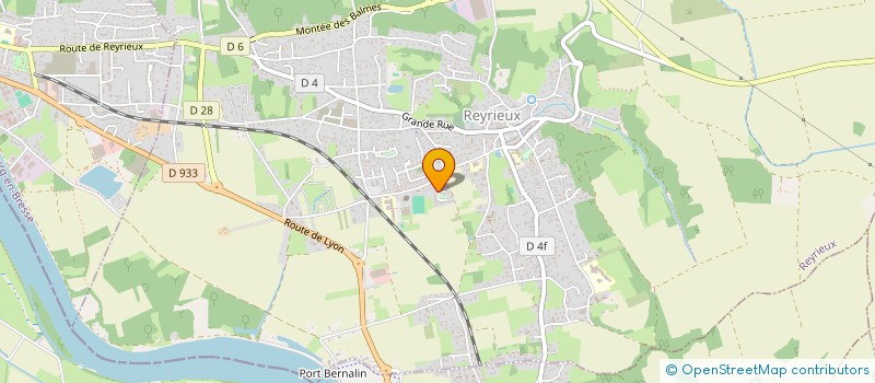 localisation de l'entreprise HF4B  TREVOUX