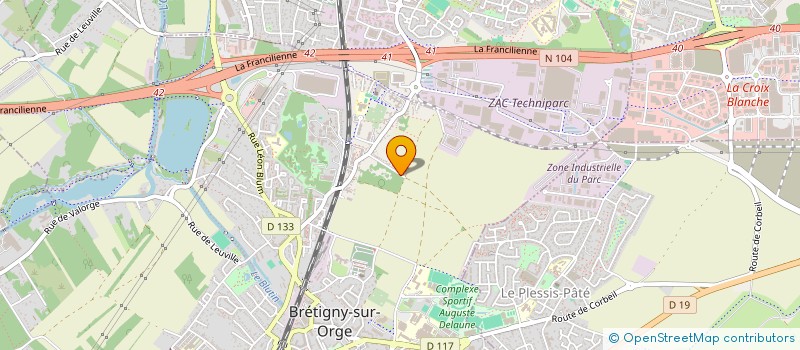 localisation de l'entreprise HFABY à BRETIGNY-SUR-ORGE