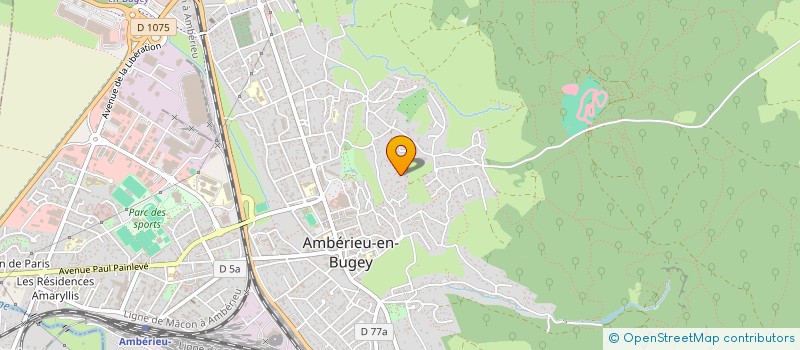 localisation de l'entreprise HFB  AMBERIEU-EN-BUGEY