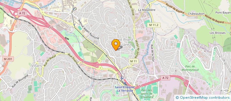 localisation de l'entreprise HFB  SAINT-PRIEST-EN-JAREZ