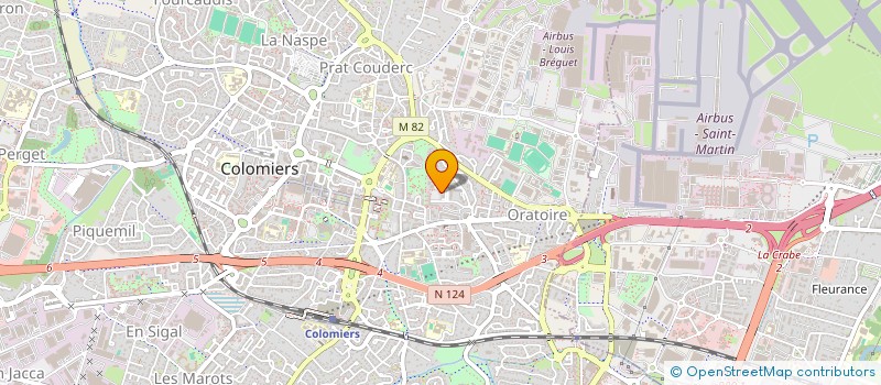 localisation de l'entreprise HFB à COLOMIERS
