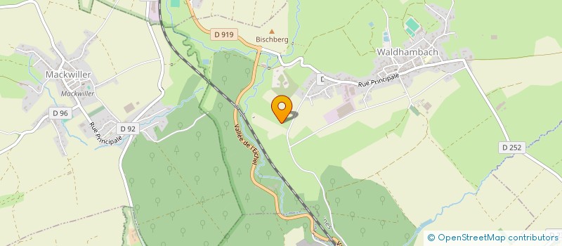 localisation de l'entreprise HFB - HIRAM FORETS ET BOIS à WALDHAMBACH