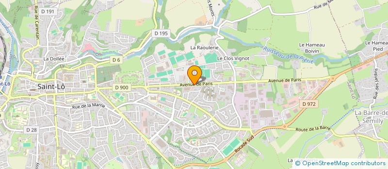 localisation de l'entreprise HFB INVEST  SAINT-LO