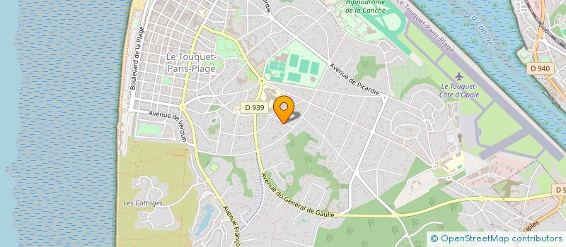 localisation de l'entreprise HFB SARL  LE TOUQUET-PARIS-PLAGE