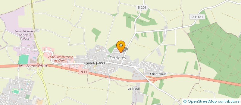 localisation de l'entreprise HFB2 à FERRIERES