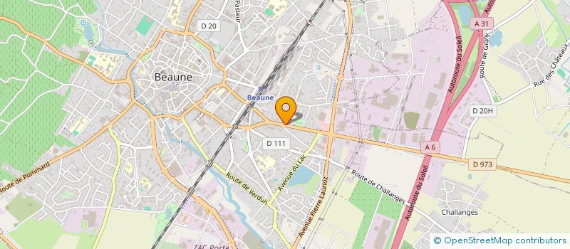 localisation de l'entreprise HFBC à BEAUNE