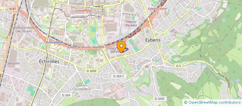 localisation de l'entreprise HFBO  EYBENS