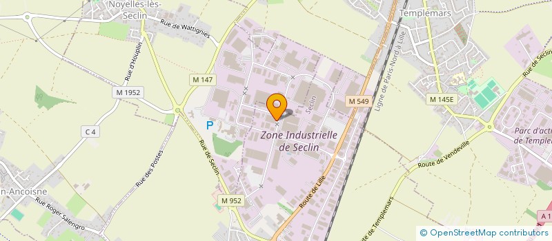 localisation de l'entreprise HFC  SECLIN