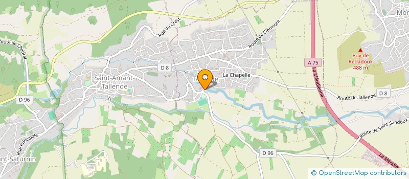 localisation de l'entreprise HFC  TALLENDE