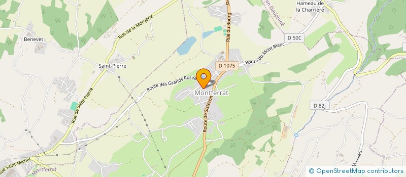 localisation de l'entreprise HFC PRO  MONTFERRAT