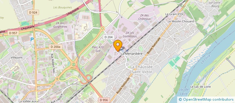 localisation de l'entreprise HFCC  LA CHAUSSEE-SAINT-VICTOR