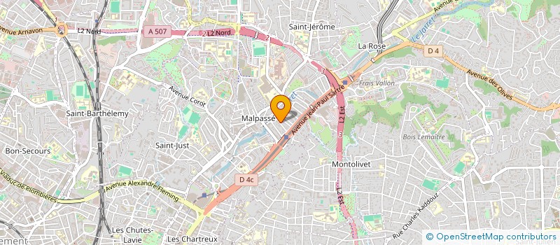 localisation de l'entreprise HFD  MARSEILLE