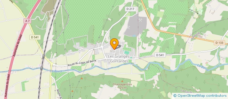 localisation de l'entreprise HFD SOUND  LES GRANGES-GONTARDES