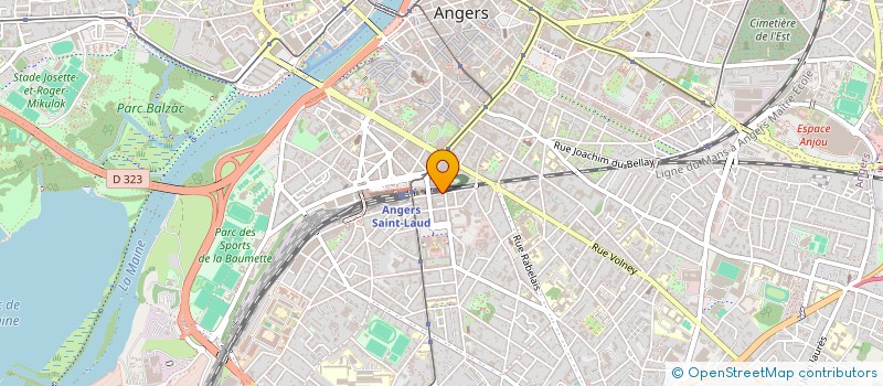 localisation de l'entreprise HFDSM  ANGERS