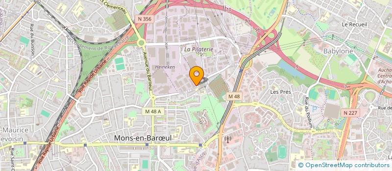 localisation de l'entreprise HFE à MARCQ-EN-BARŒUL
