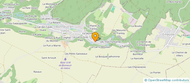 localisation de l'entreprise HFEB  BONNEUIL-EN-VALOIS