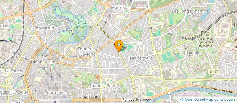 localisation de l'entreprise HFEP à RENNES