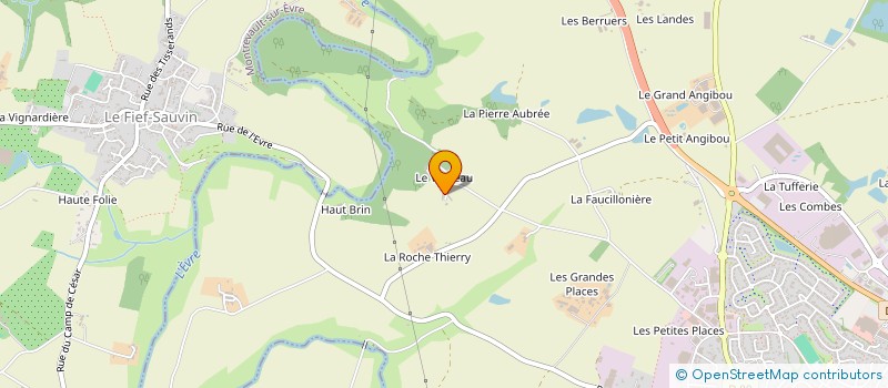 localisation de l'entreprise HFFC  BEAUPREAU-EN-MAUGES