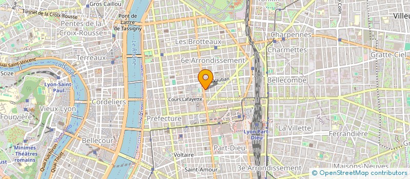 localisation de l'entreprise HFG - HOLDING FINANCIERE GAUTHERON à LYON