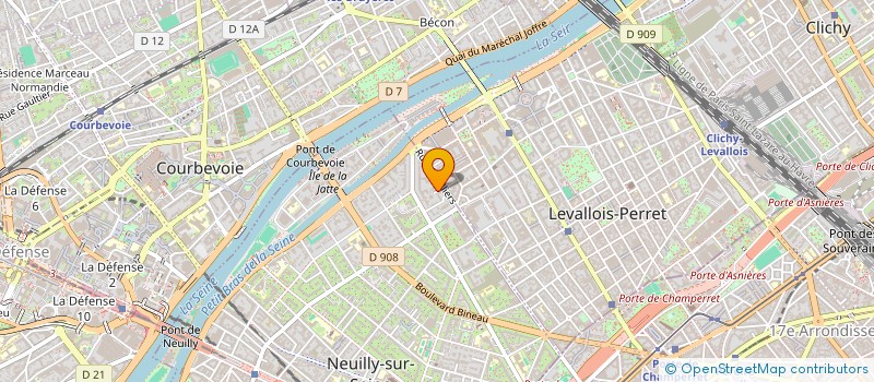 localisation de l'entreprise HFGG à NEUILLY-SUR-SEINE