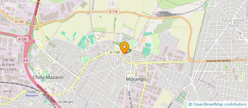 localisation de l'entreprise HFH à MORANGIS