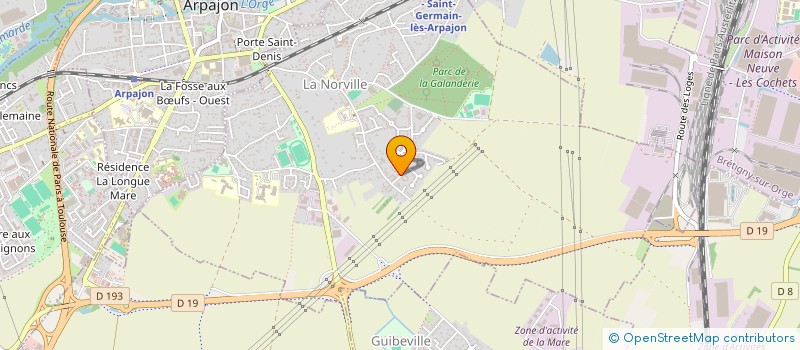 localisation de l'entreprise HFI5B  LA NORVILLE