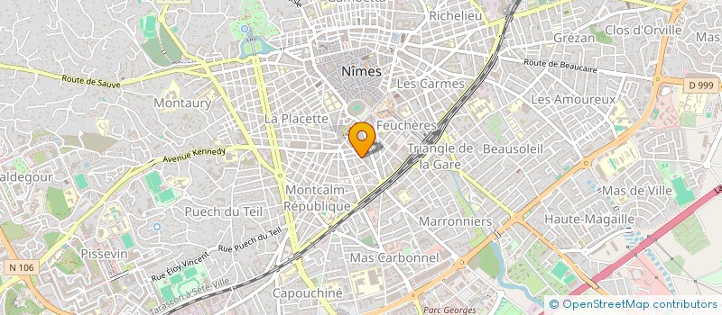 localisation de l'entreprise HFJ  NIMES