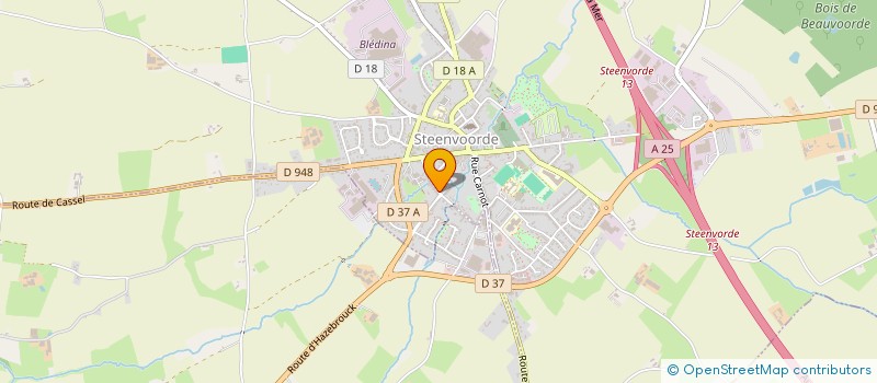 localisation de l'entreprise HFJCB  STEENVOORDE