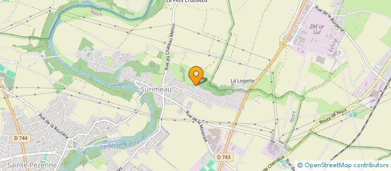 localisation de l'entreprise HFJV  NIORT