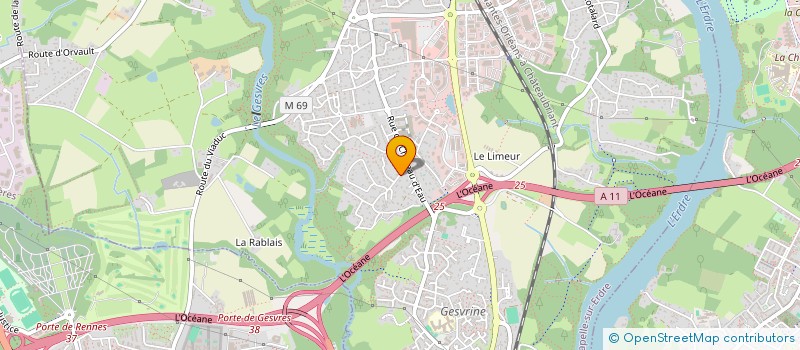 localisation de l'entreprise HFK  LA CHAPELLE-SUR-ERDRE