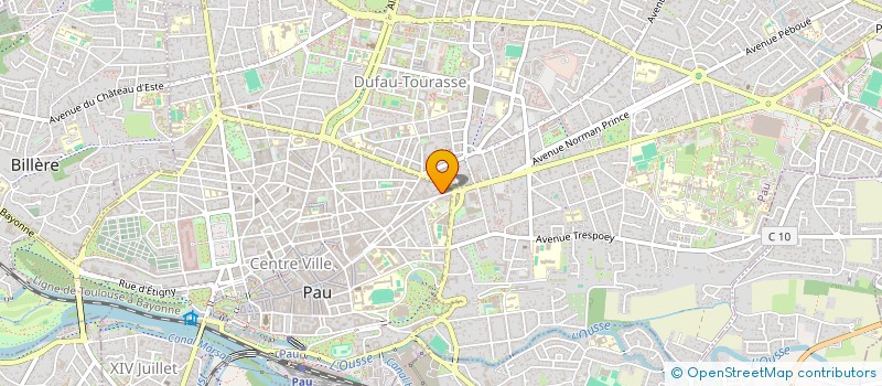localisation de l'entreprise HFK à PAU