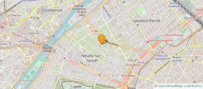 localisation de l'entreprise HFKA à NEUILLY SUR SEINE