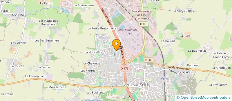 localisation de l'entreprise HFL  VERN-SUR-SEICHE