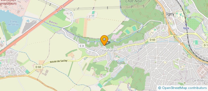 localisation de l'entreprise HFM  VAUHALLAN