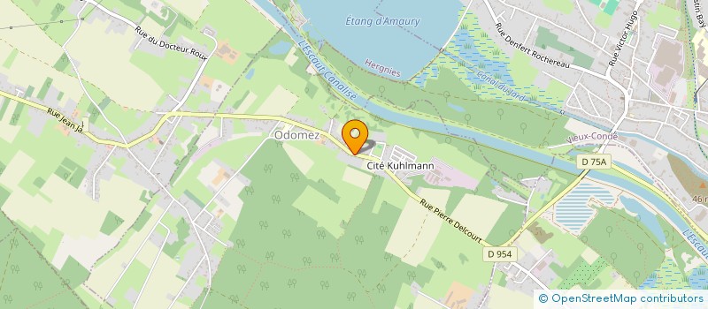 localisation de l'entreprise HFM à ODOMEZ