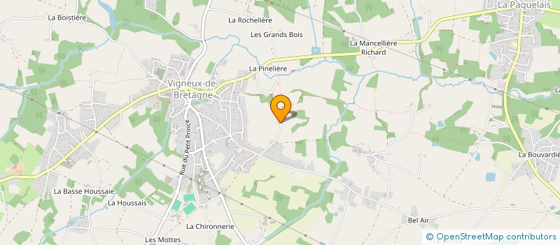 localisation de l'entreprise HFM à VIGNEUX-DE-BRETAGNE