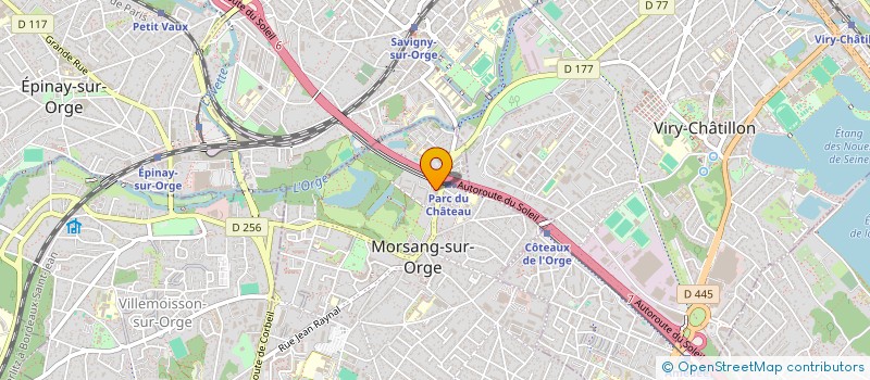 localisation de l'entreprise HFM à MORSANG-SUR-ORGE