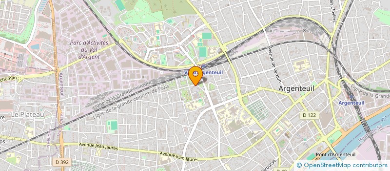 localisation de l'entreprise HFM  ARGENTEUIL