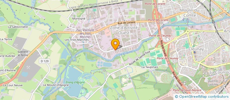 localisation de l'entreprise HFMT INVESTISSEMENTS  RENNES