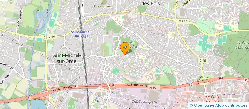 localisation de l'entreprise HFOTECH  SAINT-MICHEL-SUR-ORGE