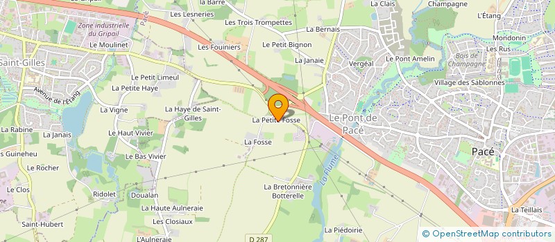 localisation de l'entreprise HFP à PACE