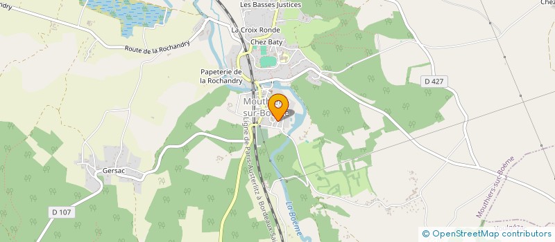 localisation de l'entreprise HFP  SAINT-YRIEIX-SUR-CHARENTE