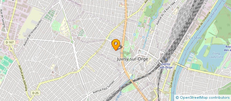 localisation de l'entreprise HFP INVEST à JUVISY-SUR-ORGE