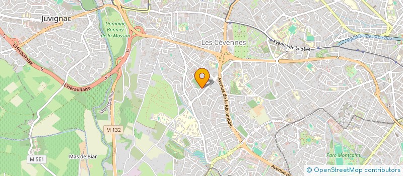 localisation de l'entreprise HFR à MONTPELLIER