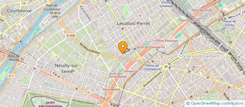 localisation de l'entreprise HFR à LEVALLOIS PERRET
