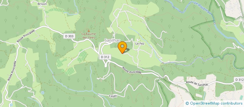 localisation de l'entreprise HFRANCE  SANILHAC